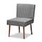 Baxton Studio Dining Nook, 47.25 W, 27.75 H, Wood, Grey/Walnut Brown 214-11960-11959-9305-ZORO - alternate 2